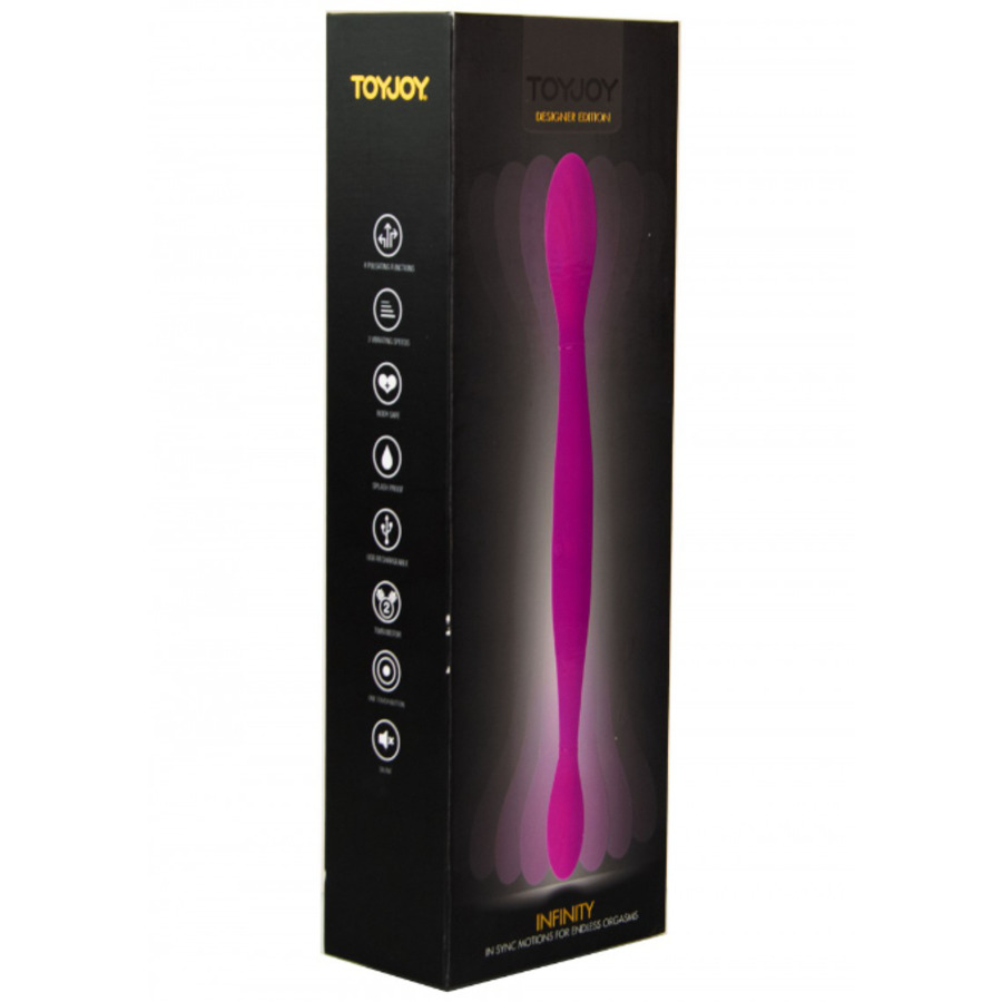 ToyJoy - Infinity Dubbele Vibrerende USB-Oplaadbare Dildo Vrouwen Speeltjes